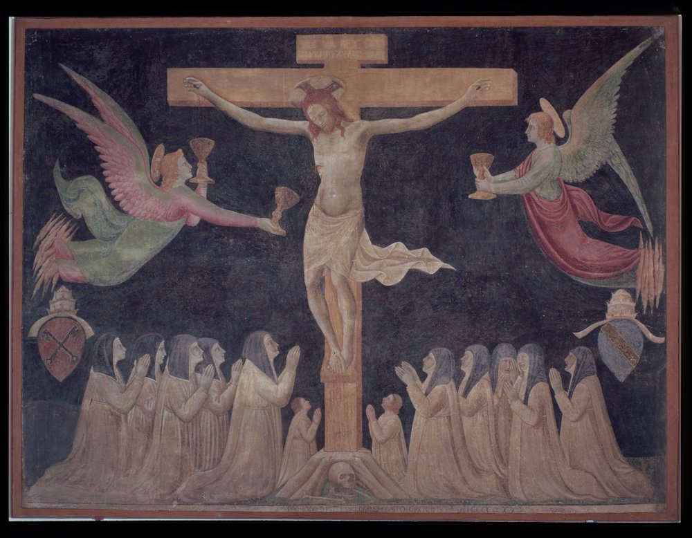 Crucifixion by Paolo di Stefano Badaloni Schiavo