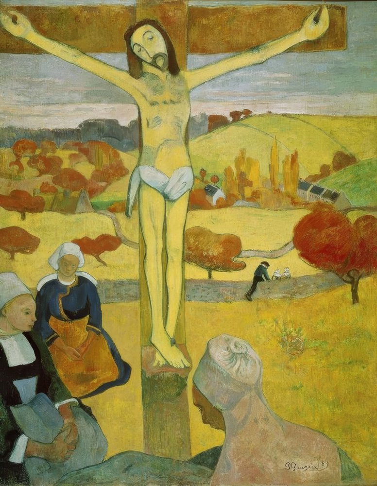 Yellow Christ by Paul Gauguin
