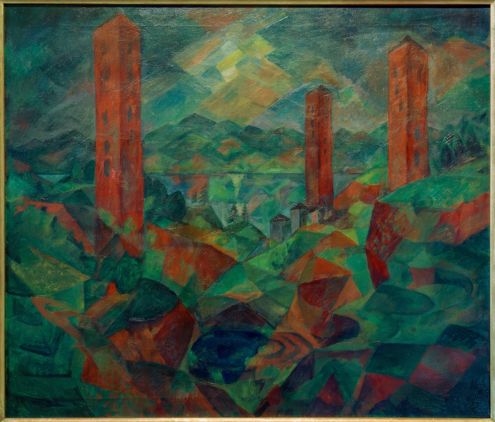 The Red Towers by Paul Adolf Seehaus