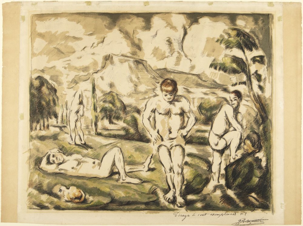 The Bathers by Paul Cézanne