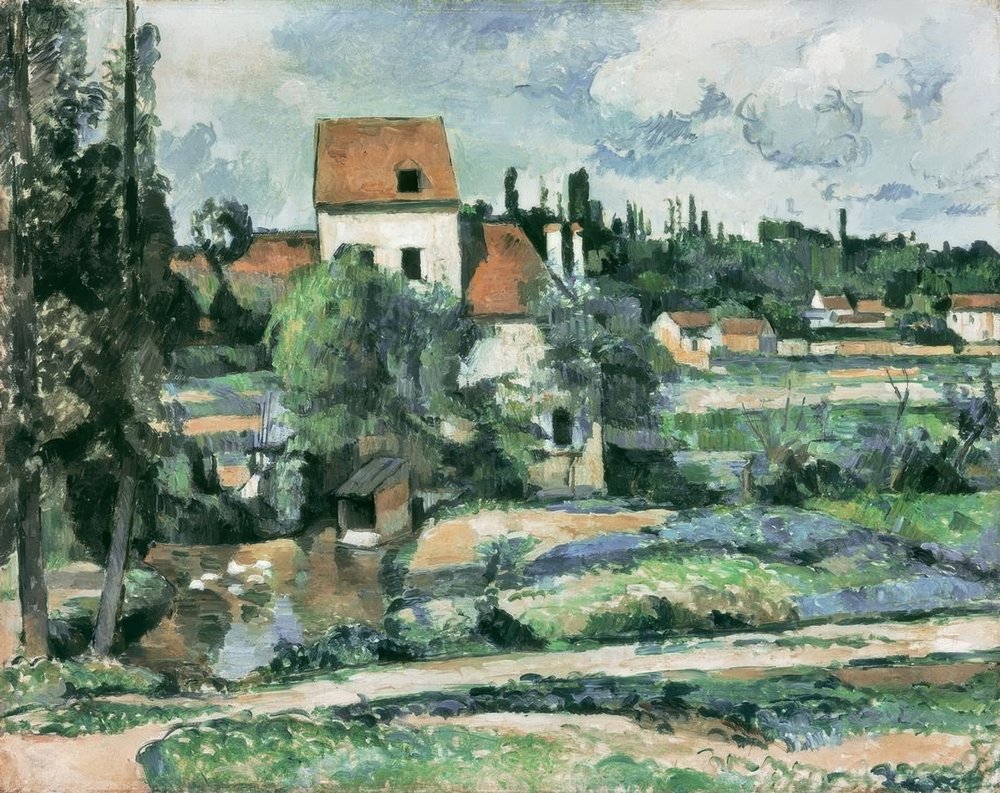 The Mill at Couleuvre near Pontoise by Paul Cézanne