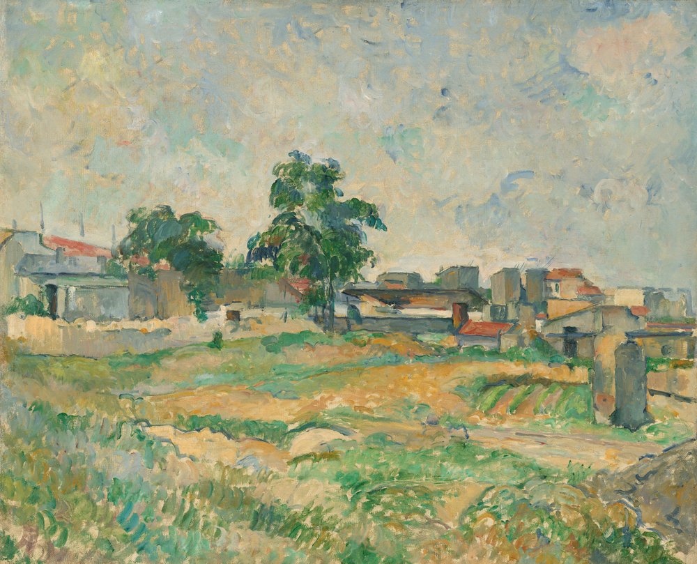 Landscape near Paris by Paul Cézanne