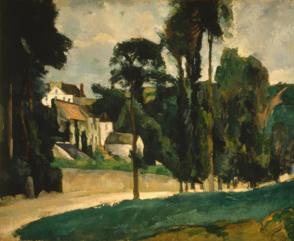 Le Clos des Mathurins at Pontoise by Paul Cézanne