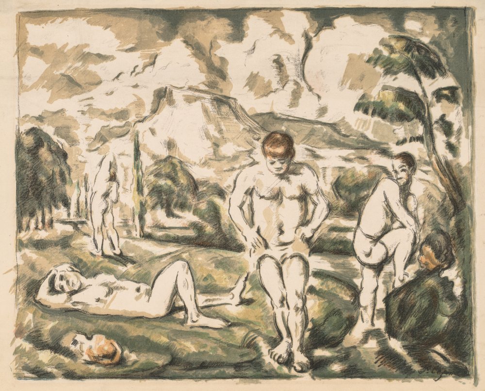 The Bathers by Paul Cézanne