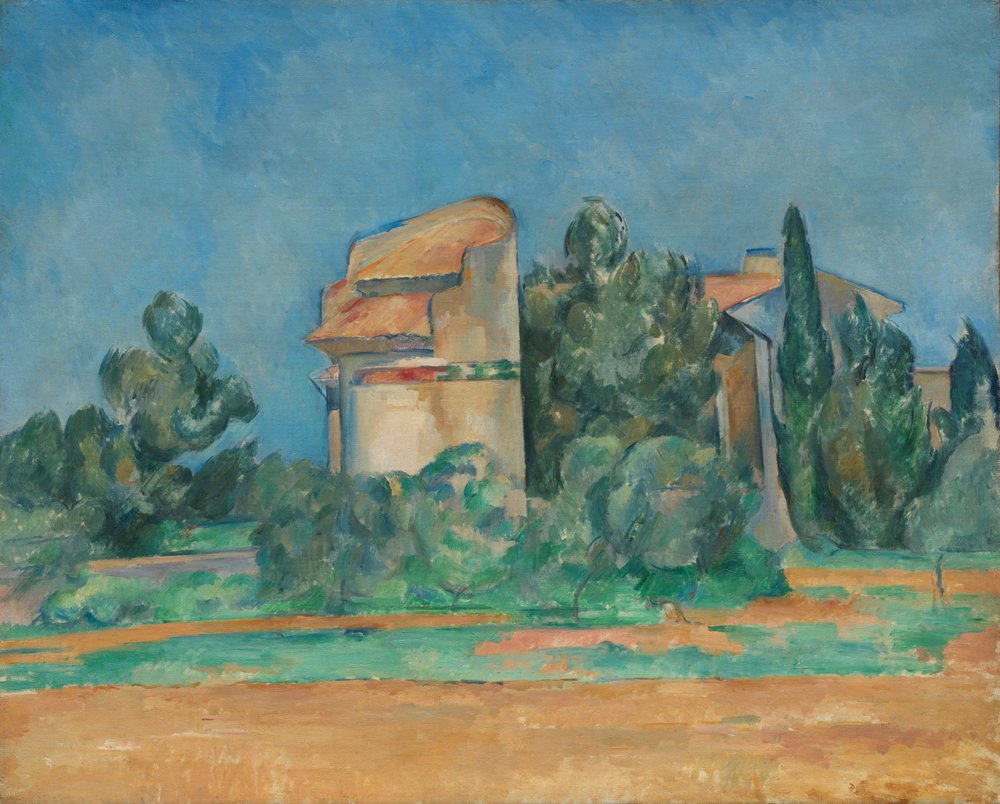 The Pigeon Tower at Bellevue, 1890 by Paul Cézanne