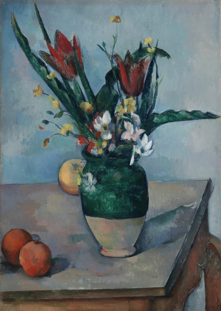 The Vase of Tulips, c. 1890 by Paul Cézanne
