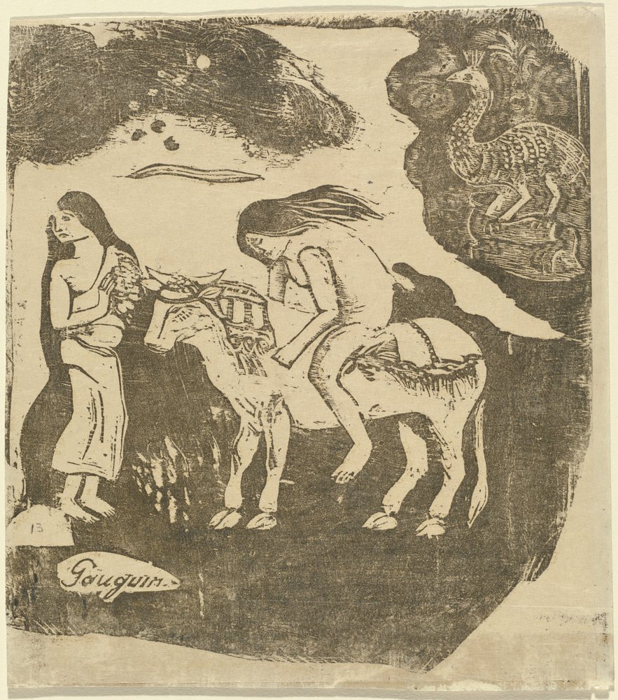 The Rape of Europa by Paul Gauguin: Premium art reproduction