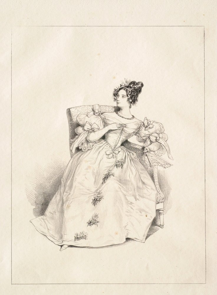 Ball Gown by Paul Gavarni