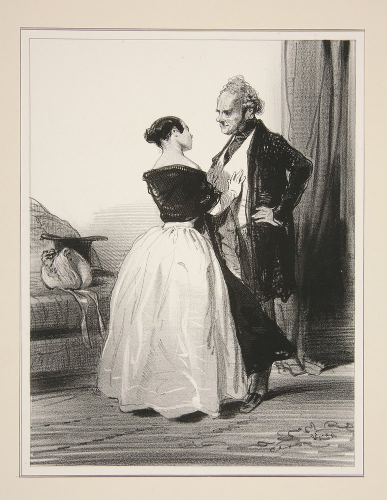 I thought of you, ask Norine! I told her straight away:... by Paul Gavarni