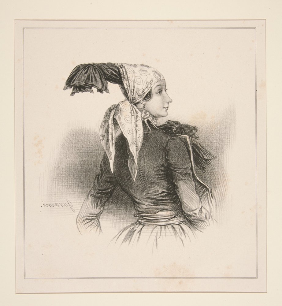 Peasant Woman from Altenburg by Paul Gavarni
