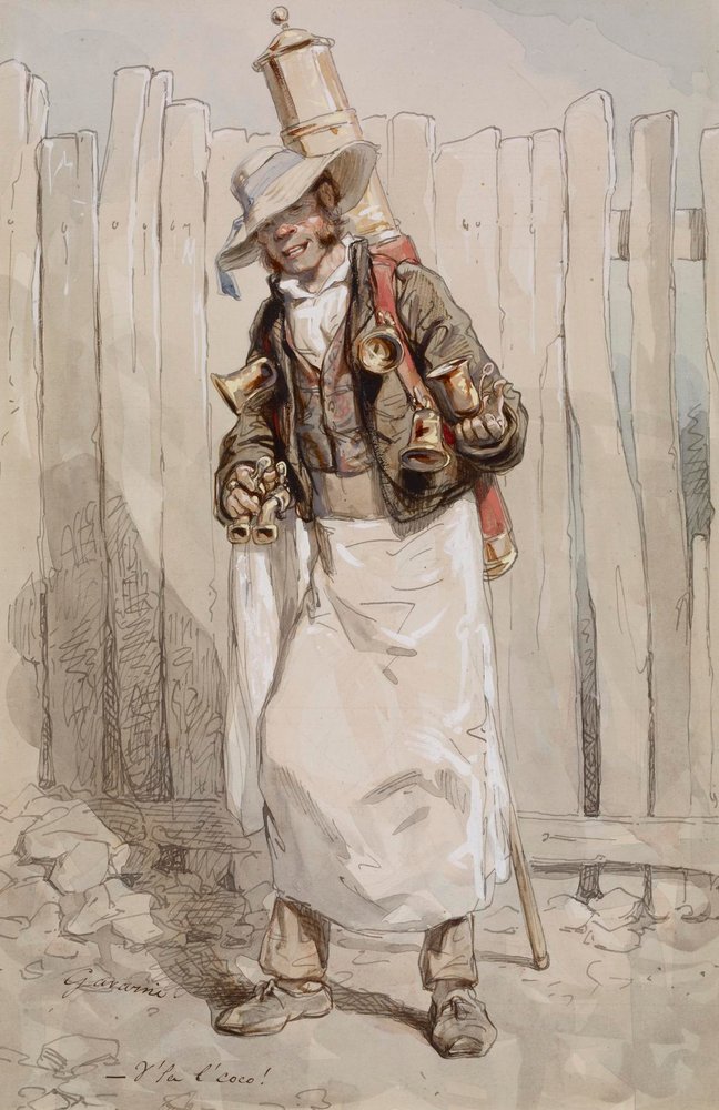 There he is: The Chocolate Vendor by Paul Gavarni