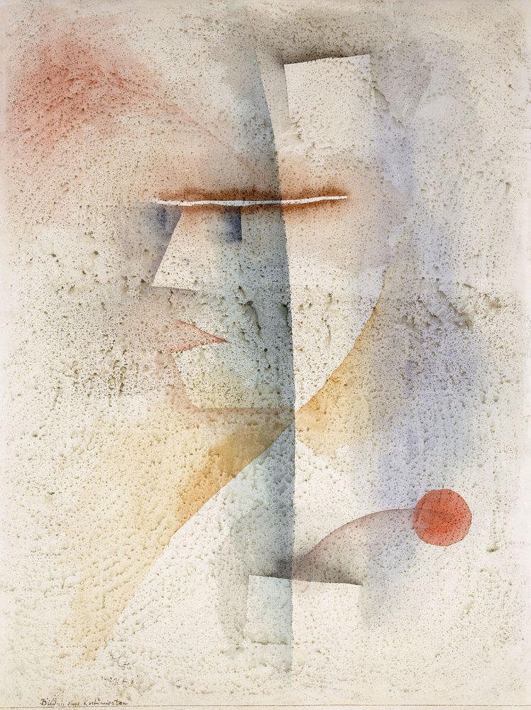 Portrait of a Man in Costume (with a Flower) by Paul Klee