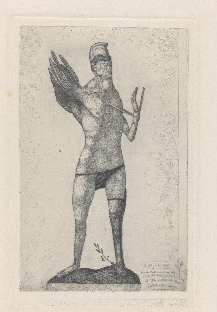 The Hero with the Wing by Paul Klee