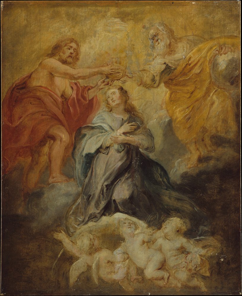 The Coronation of the Virgin, c.1632-33 by Peter Paul Rubens