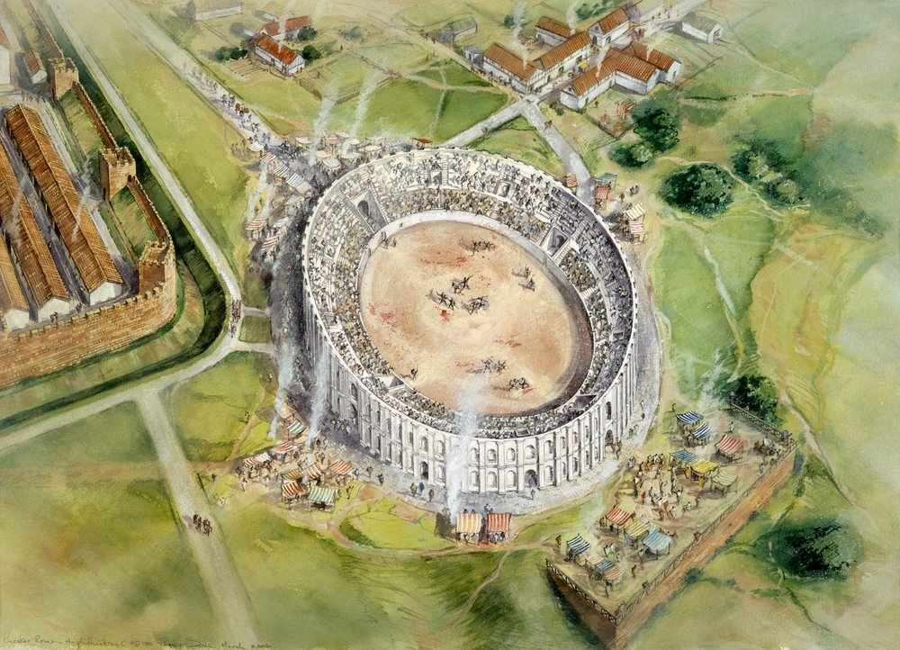 Chester Roman Amphitheatre by Peter Dunn