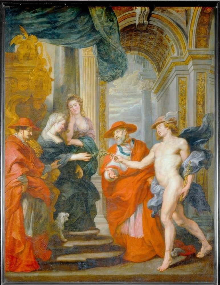 The Treaty of Angouleme, April 30, 1619 by Peter Paul Rubens