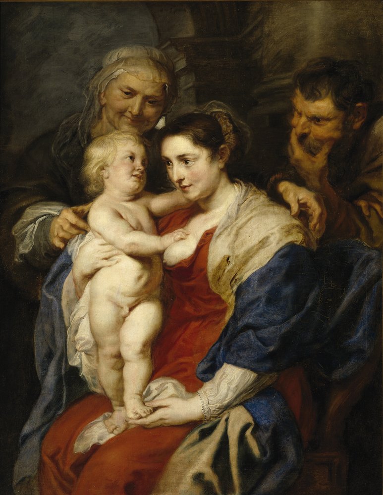 The Holy Family with Saint Anne by Peter Paul Rubens
