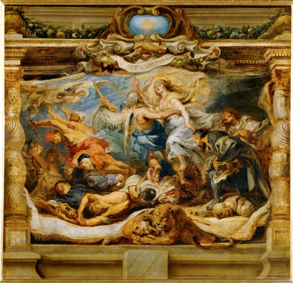 The Triumph of the Catholic Truth by Peter Paul Rubens