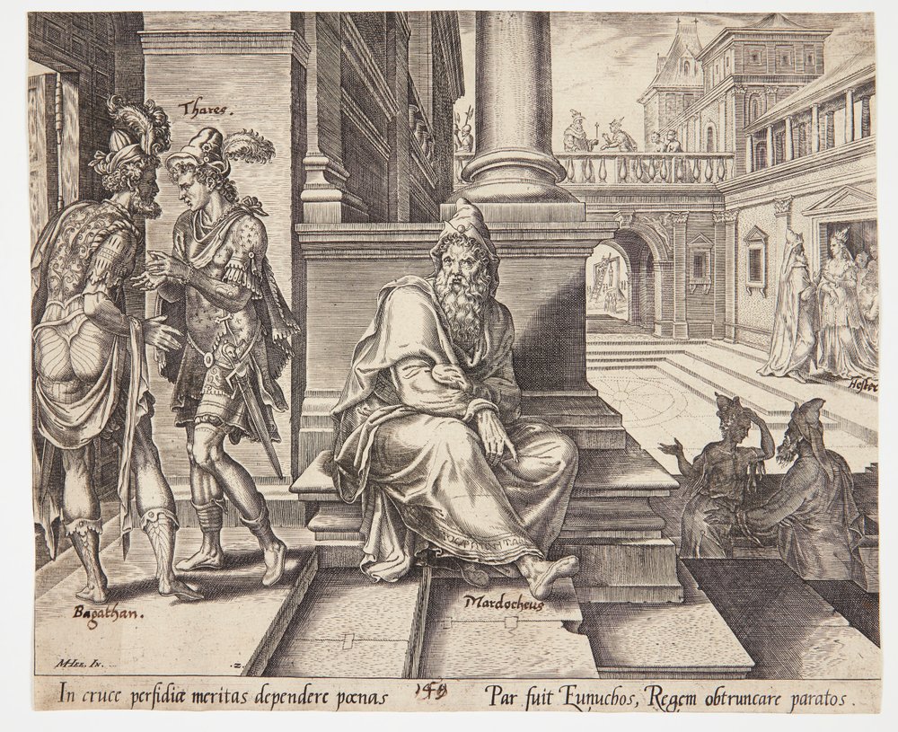 Mordecai Overhearing the Treason of Bigthan and Teresh