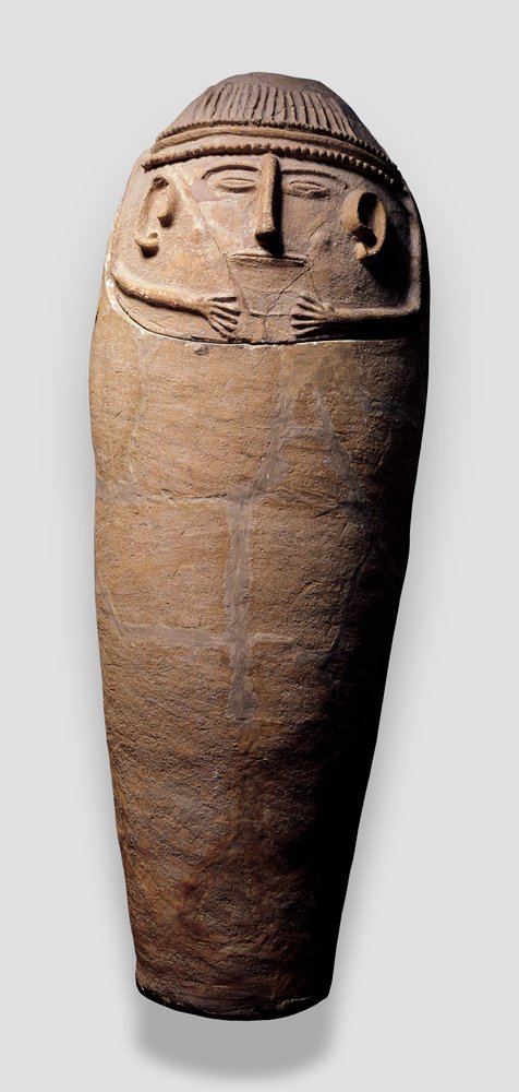 Anthropoid sarcophagus, 12th - 11th century BC by Phoenician