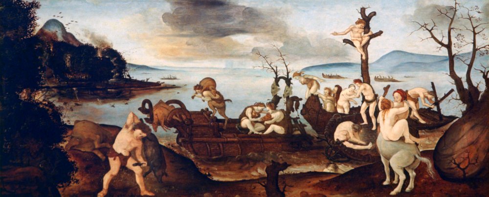 The Return from the Hunt by Piero di Cosimo