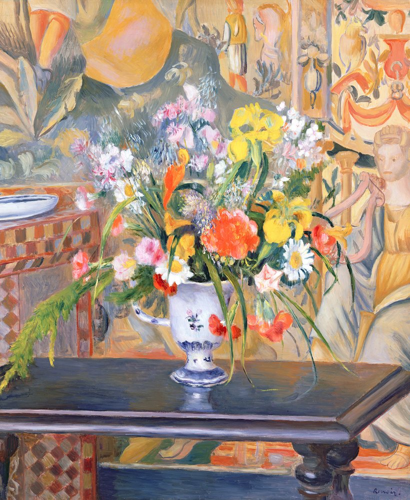 Vase of Flowers by Pierre-Auguste Renoir