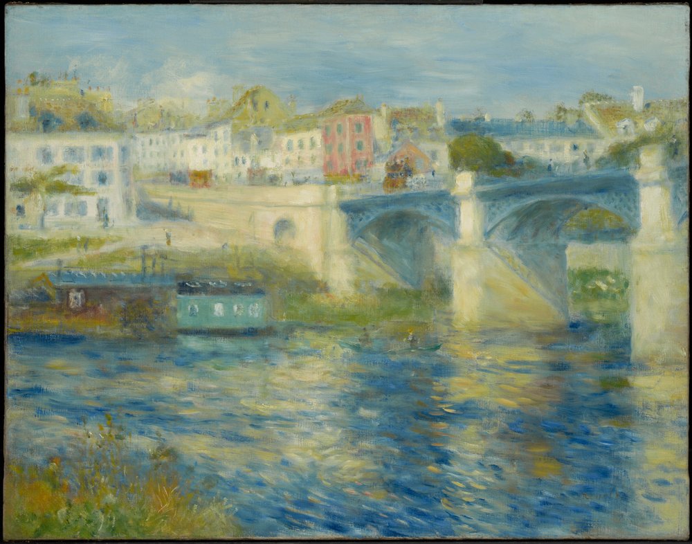 Bridge at Chatou by Pierre-Auguste Renoir