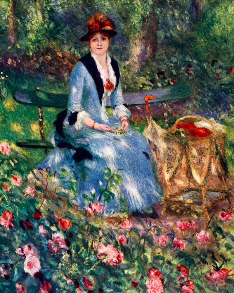 Dans Les Roses by Pierre-Auguste Renoir: Buy fine art prints