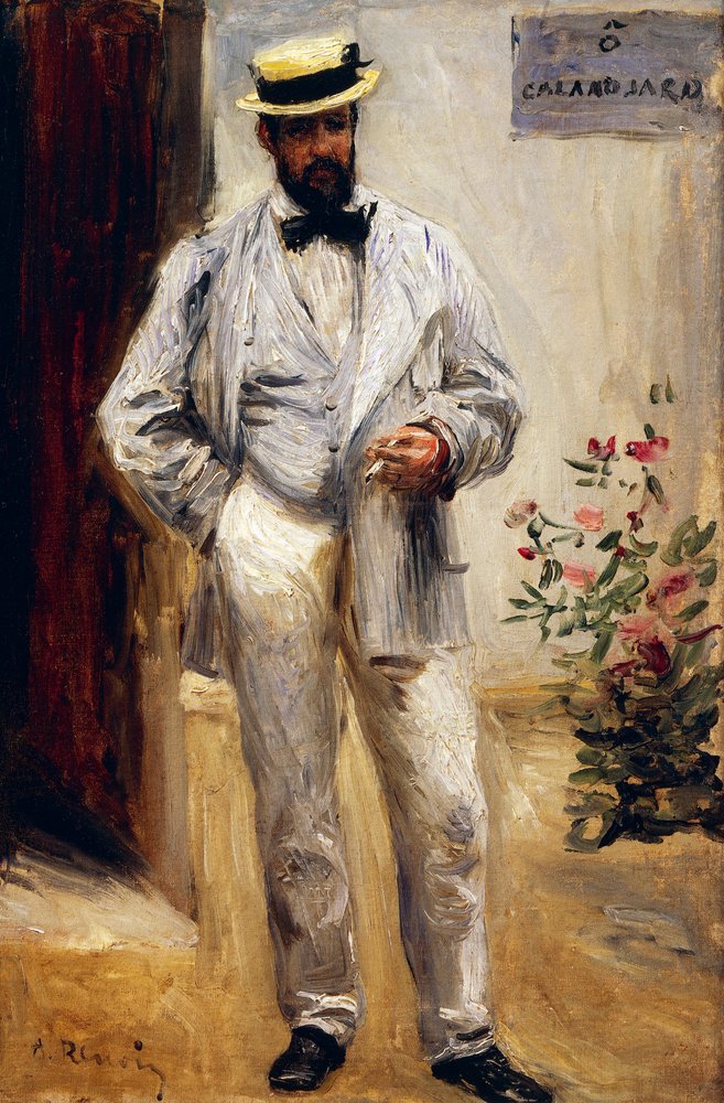 Portrait of Charles Le Coeur by Pierre-Auguste Renoir