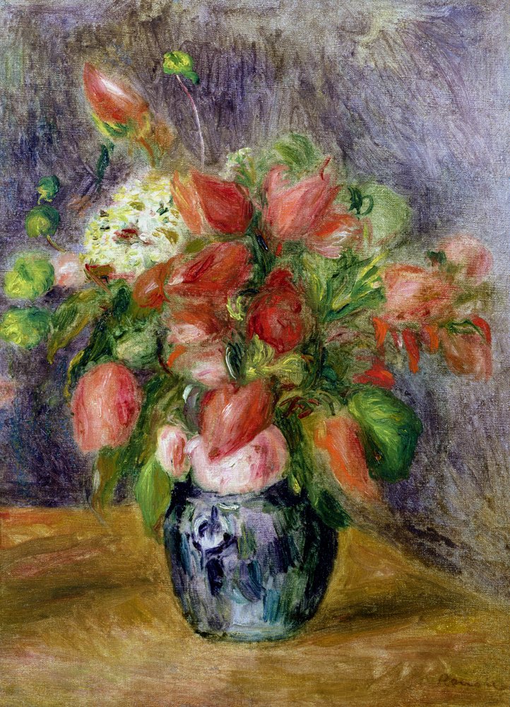 Vase of Flowers, c. 1909 by Pierre-Auguste Renoir