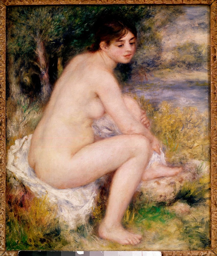 Woman Nude in a Landscape by Pierre-Auguste Renoir