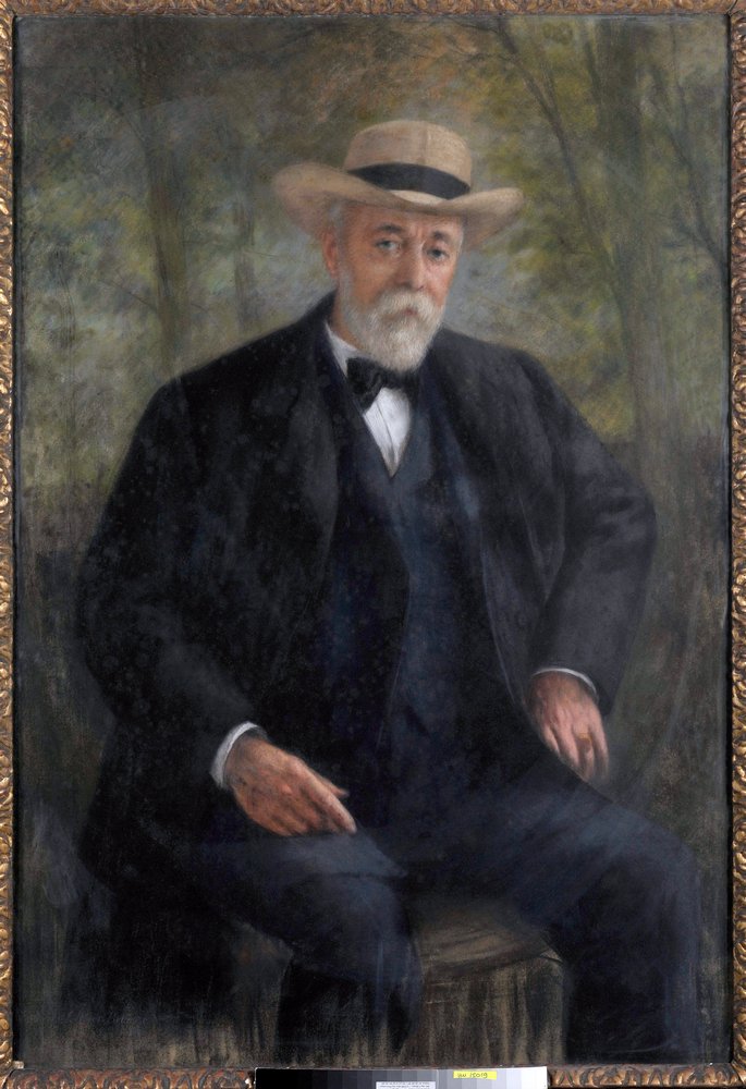 Portrait of Henri Brisson in his garden in Montmorency