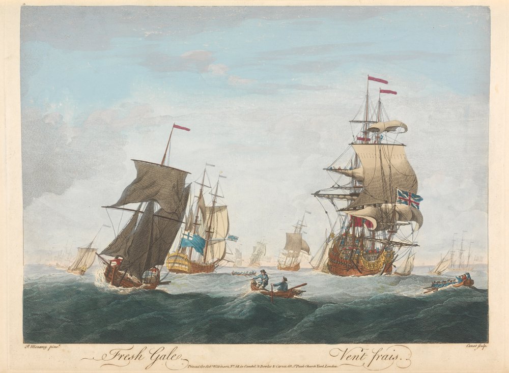 Fresh Gale by Pierre-Charles Canot: Buy fine art print