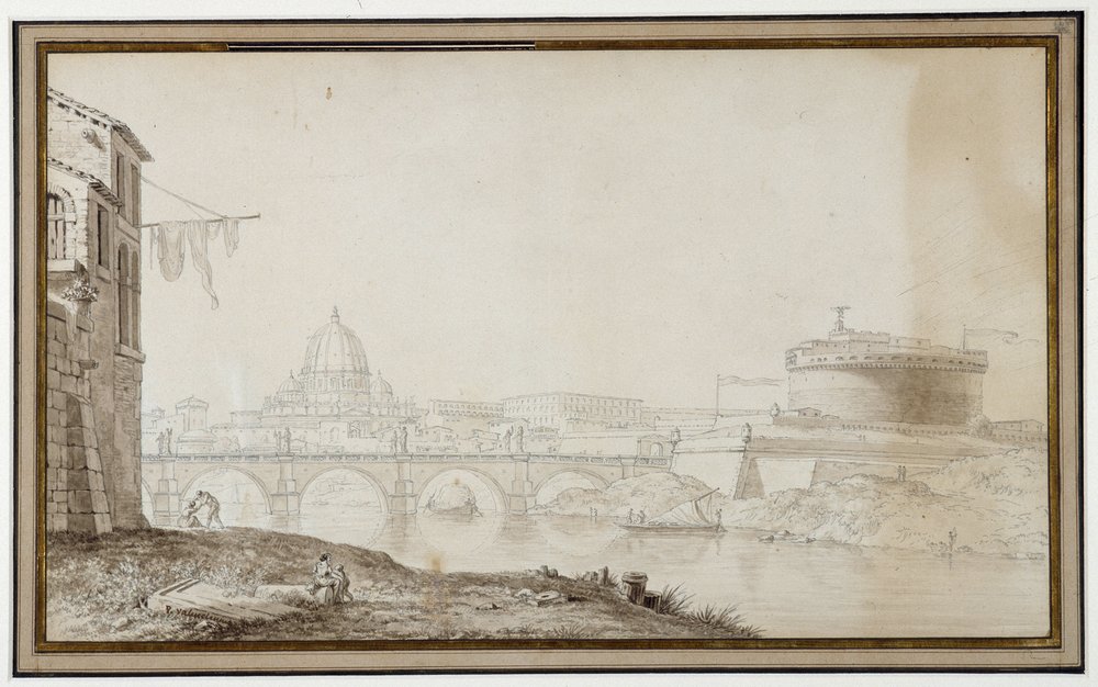 View of the Chateau Saint Ange (Castel Sant