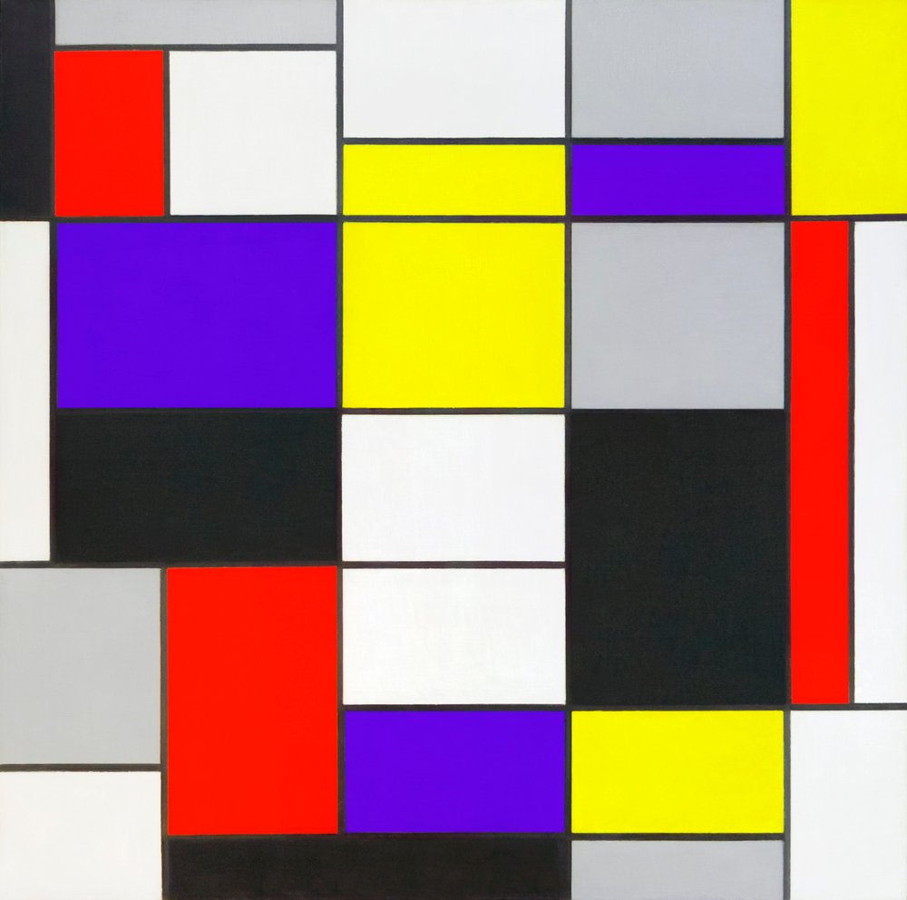 Composition A by Piet Mondrian: Buy fine art print