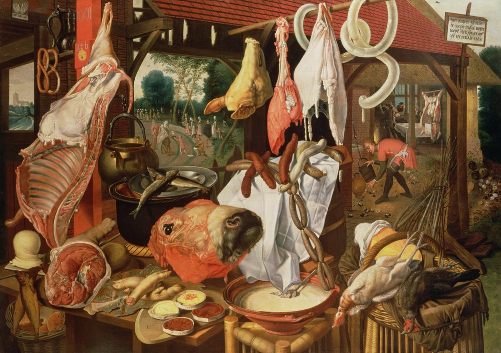 The Meat Stall, 1568 by Pieter Aertsen