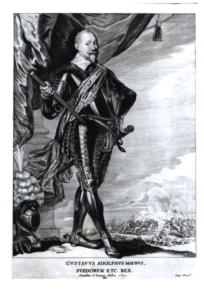 Portrait of Gustavus Adolphus the Great, King of the Swedes (1592-1632), 1650 by Pieter Claesz Soutman