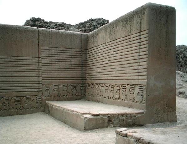 The Square of Ceremonies, Tschudi Palace, built by the Chimu, c.1300 BC by Pre-Columbian Pre-Columbian