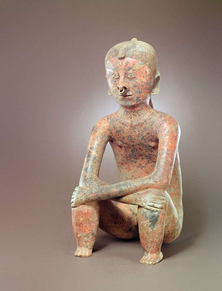 Seated Figure, Chinesco Culture by Pre-Columbian