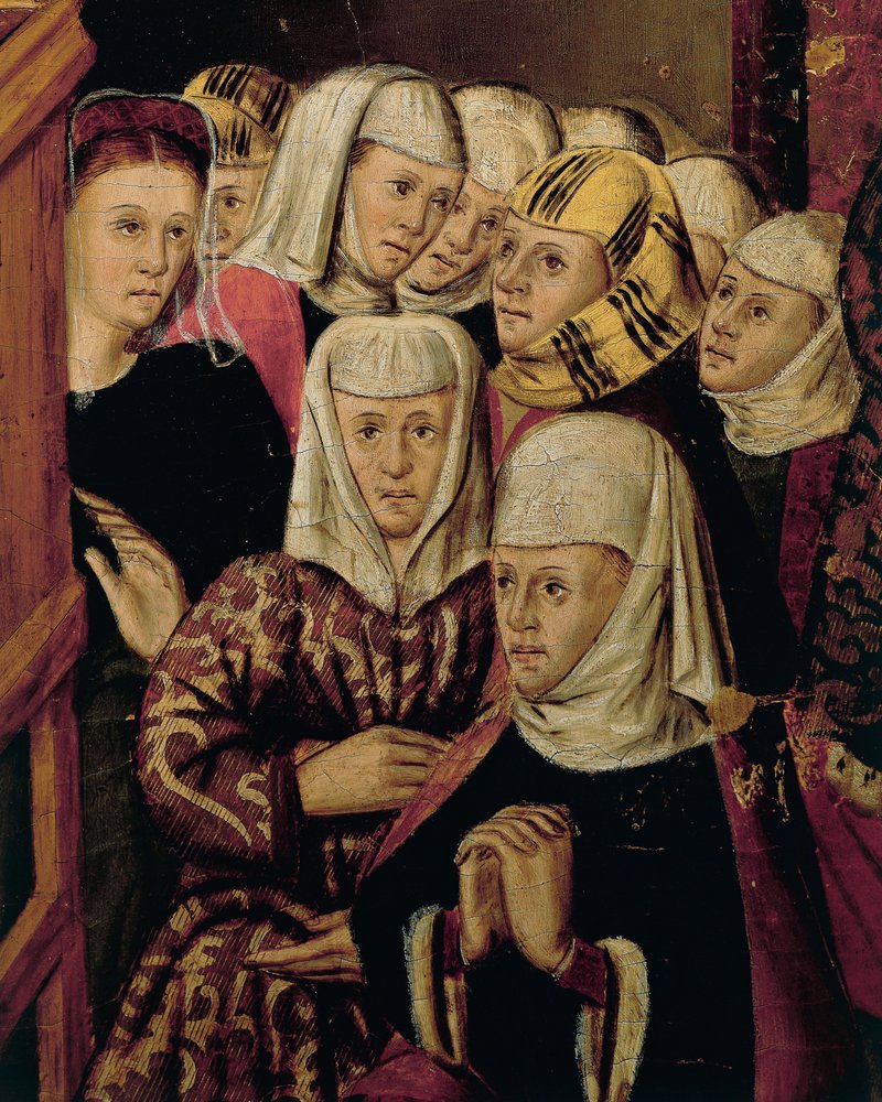 Preaching (detail) by Rafael & Figuera Joan (active c.1454-1477) Tomas