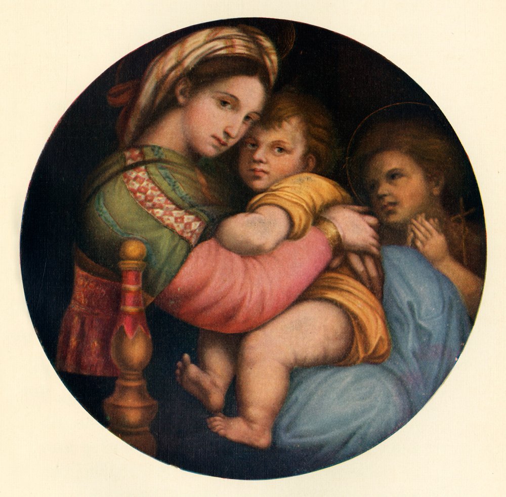 The Madonna della Sedia, c. 1514, c. 1912 by Raffaello Sanzio Raphael