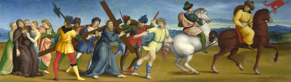 The Procession to Calvary, 1504-1505 by Raffaello Sanzio Raphael