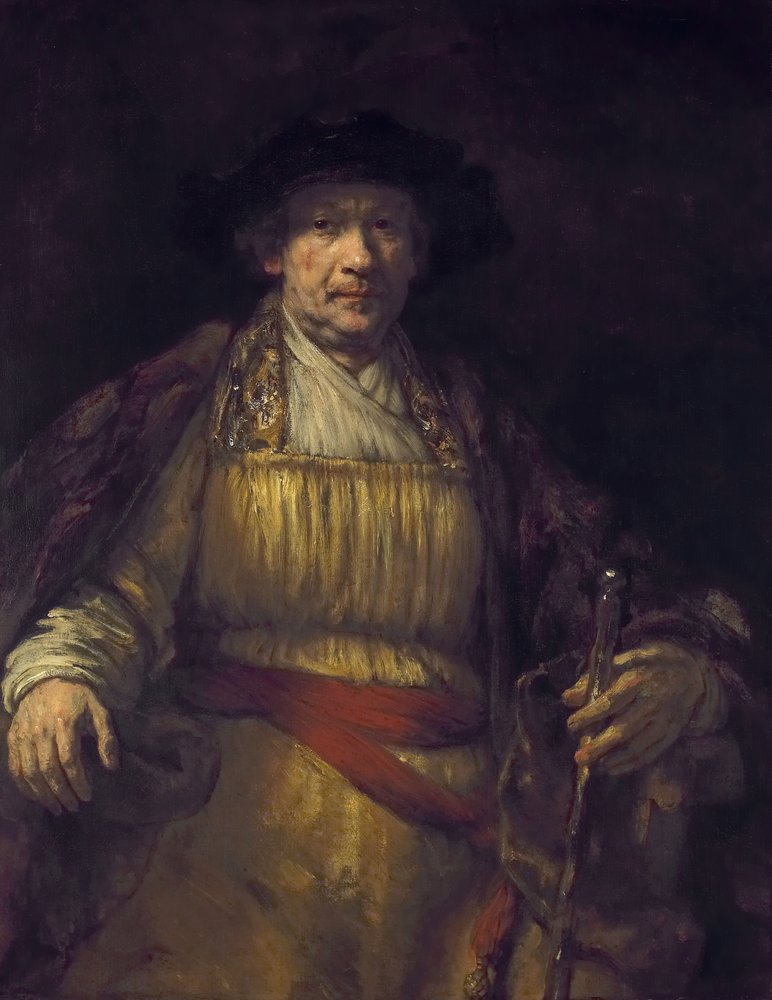 Self-portrait by Rembrandt van Rijn