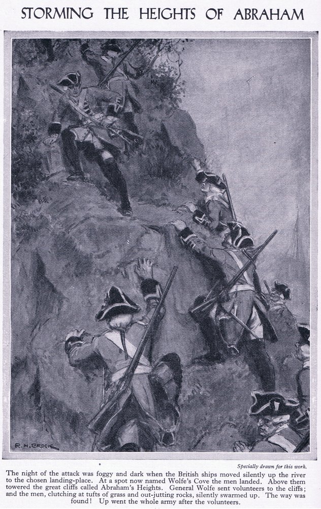 Storming of the Heights of Abraham by Richard Henry Brock