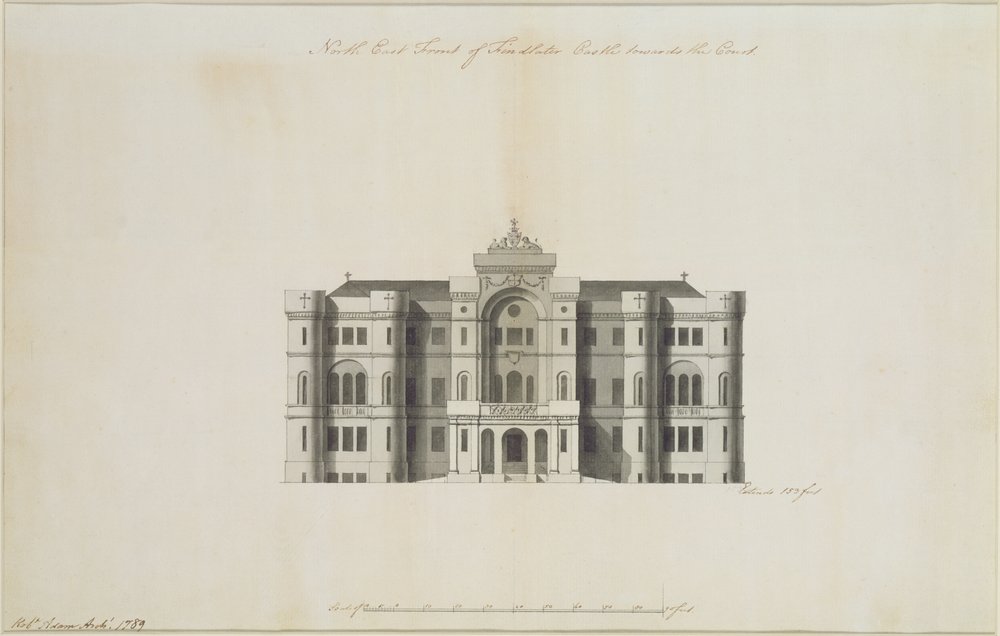 An Unexecuted Design for North East Front of Findlater Castle, for the ...