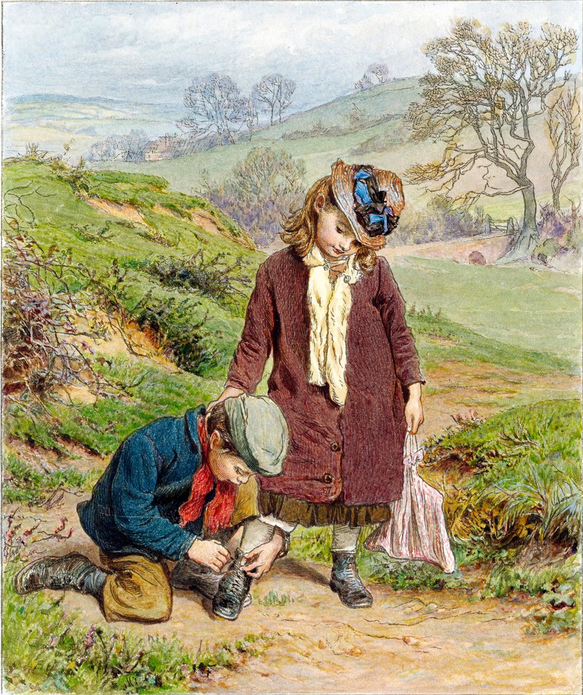 Brother Tying his Sister