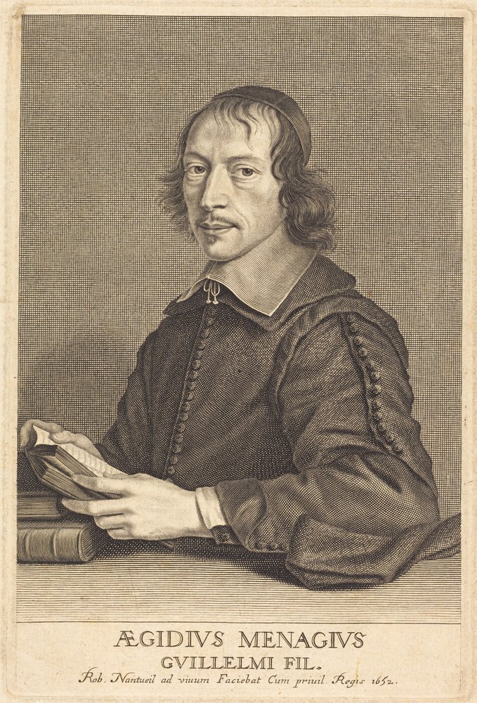 Gilles Ménage by Robert Nanteuil