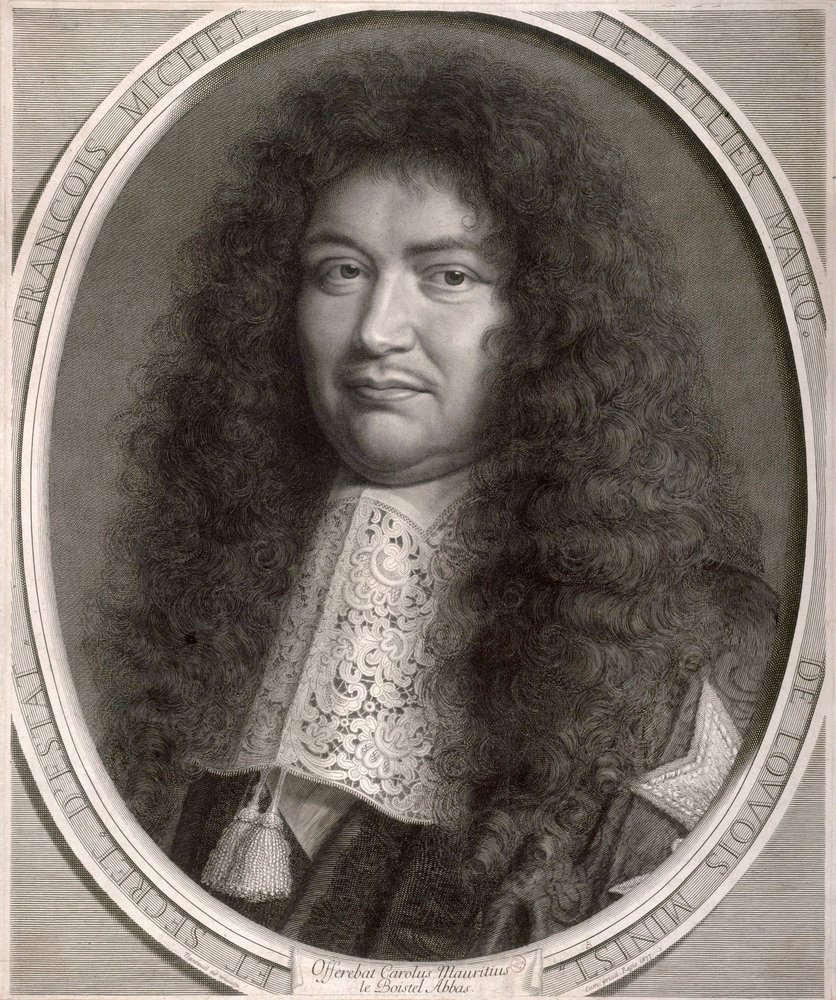Portrait of Francois Michel Le Tellier by Robert Nanteuil