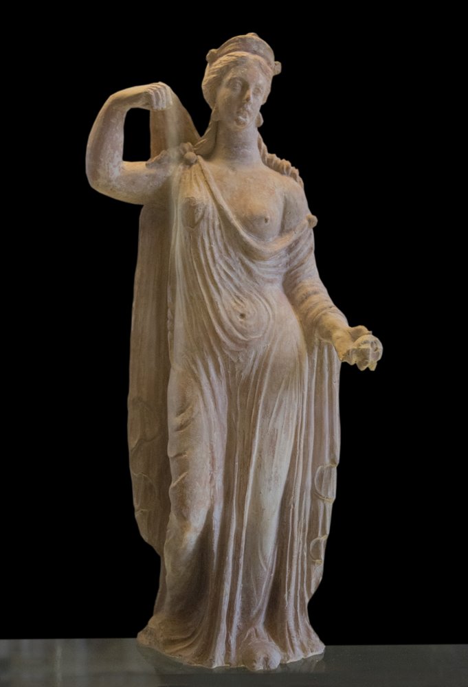 Greek Art: Aphrodite of the Genetrix type (1st century AD), terracotta