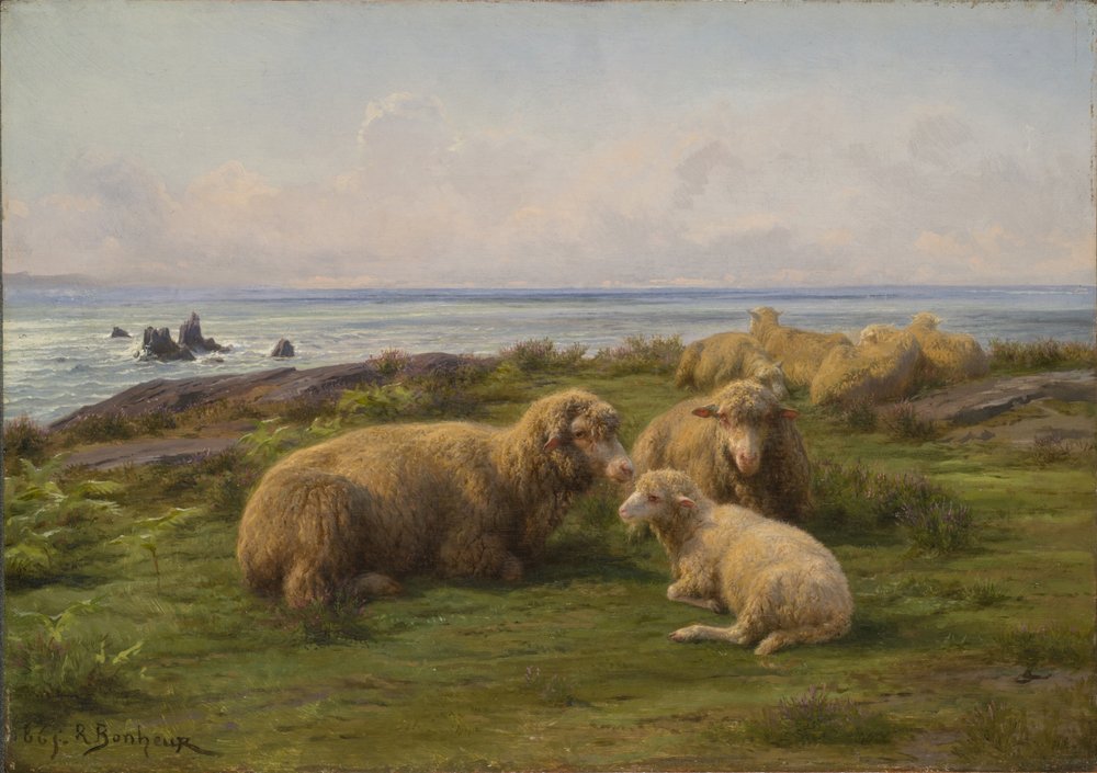 Sheep by the Sea by Rosa Bonheur